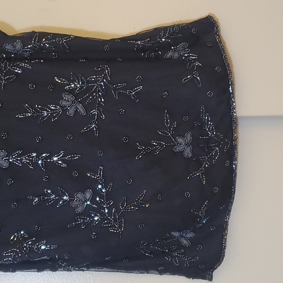 Classic Creations Beaded Floral Tank Size Small - Picture 3 of 6